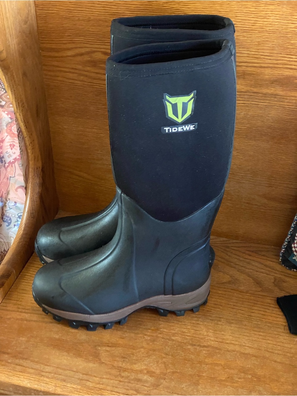 TIDEWE Rubber 6mm Neoprene Boots Men’s Size 7